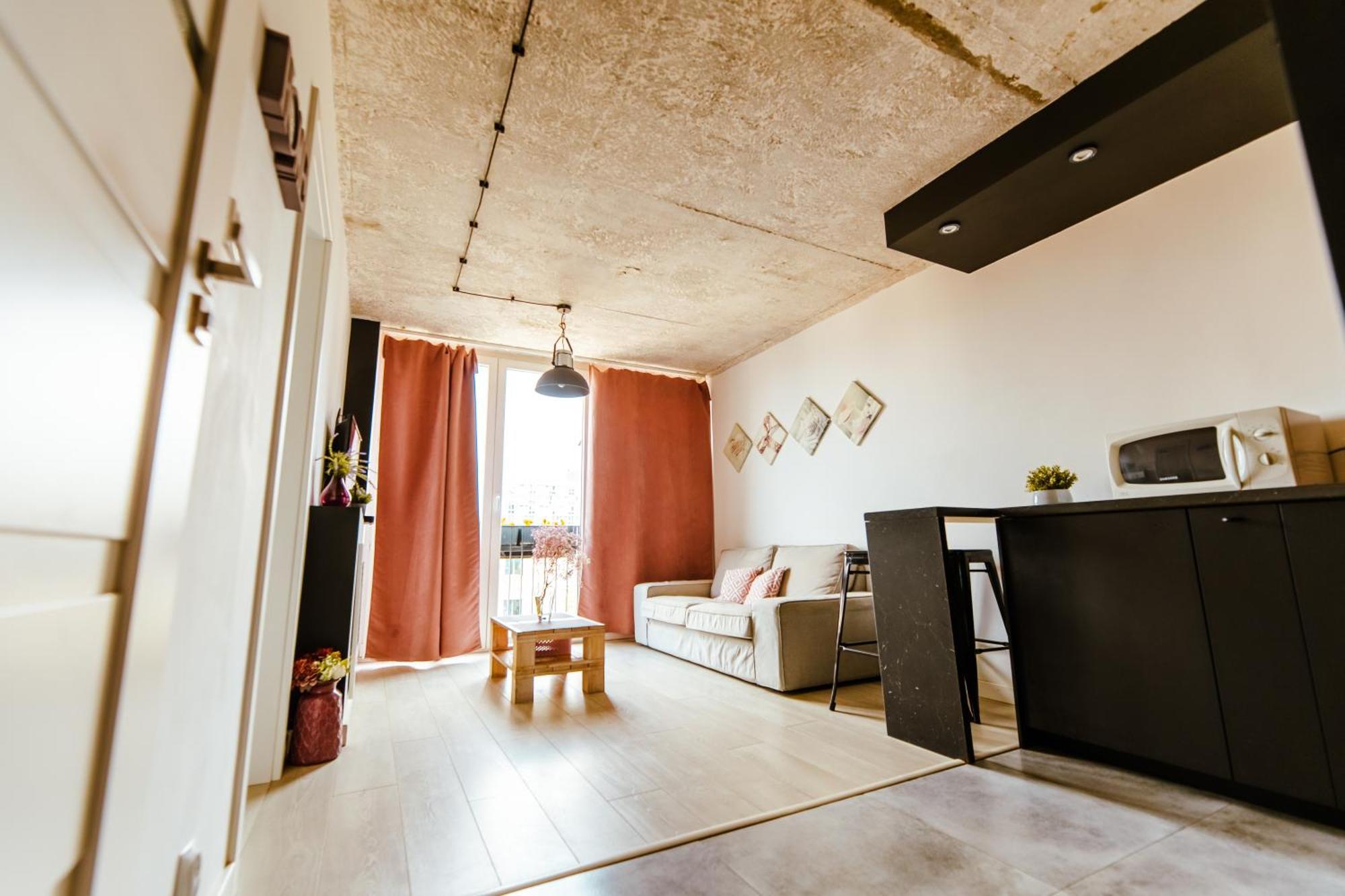 Industrial 9Th Floor Central Apartment With Balcony And Views Βαρσοβία Εξωτερικό φωτογραφία