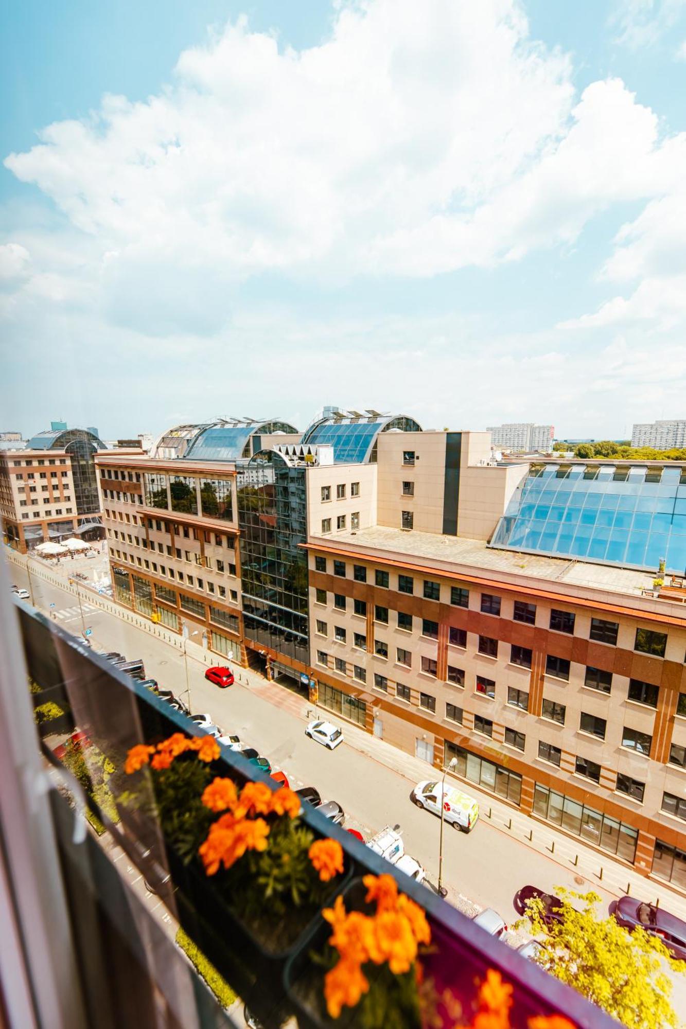 Industrial 9Th Floor Central Apartment With Balcony And Views Βαρσοβία Εξωτερικό φωτογραφία
