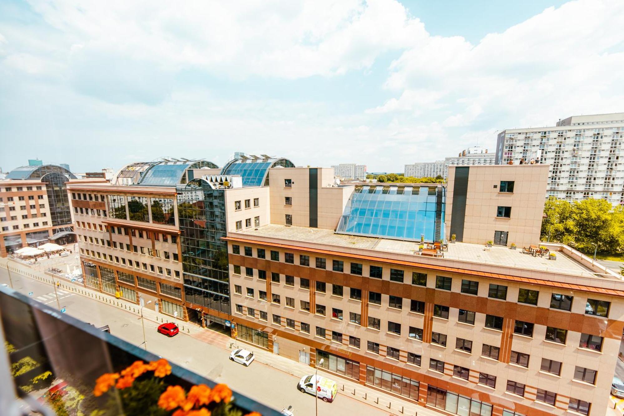 Industrial 9Th Floor Central Apartment With Balcony And Views Βαρσοβία Εξωτερικό φωτογραφία